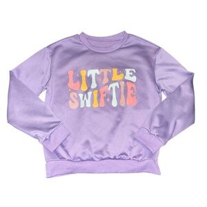 Little Swiftie Kids Purple Sweatshirt